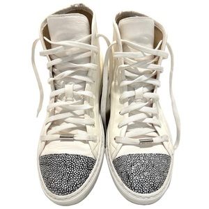 Kurt Geiger London WOMENS Leather High-Top Trainers Sz 8 US (39)